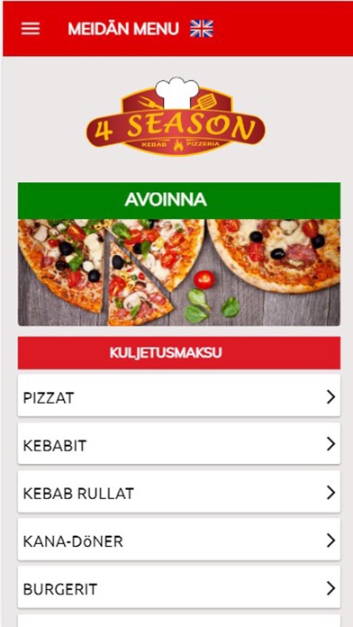 4Season- Online Food Order Screenshot
