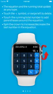 totalizer - watch calculator iphone screenshot 1