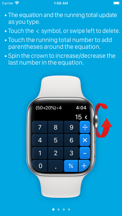 Screenshot #1 pour Totalizer - Watch Calculator