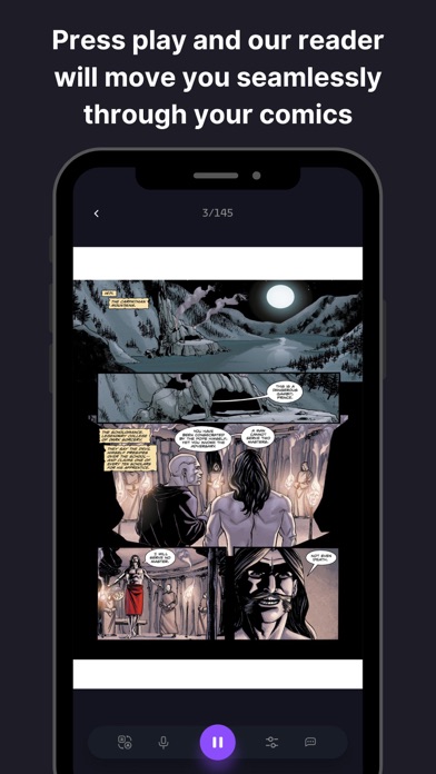 LegendHQ Audiovisual Comics Screenshot