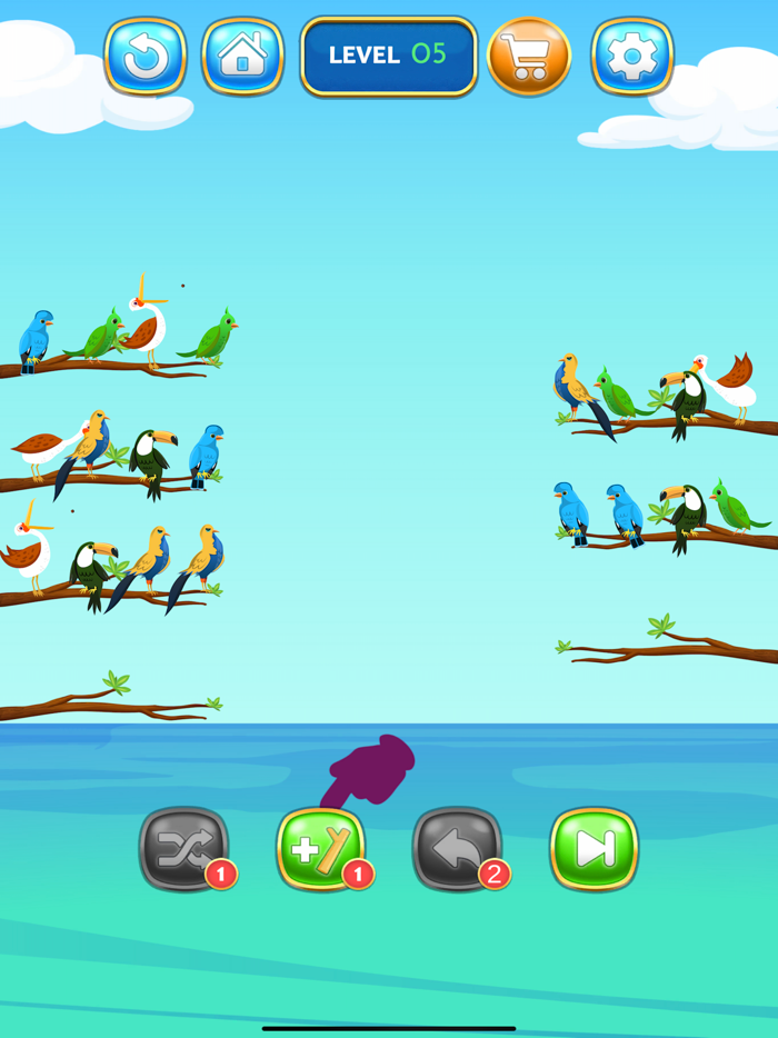 Birdy Sort Matching Puzzle