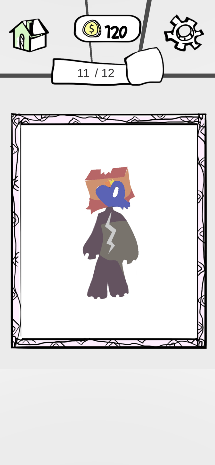 Monster Paint Stencil Art Game