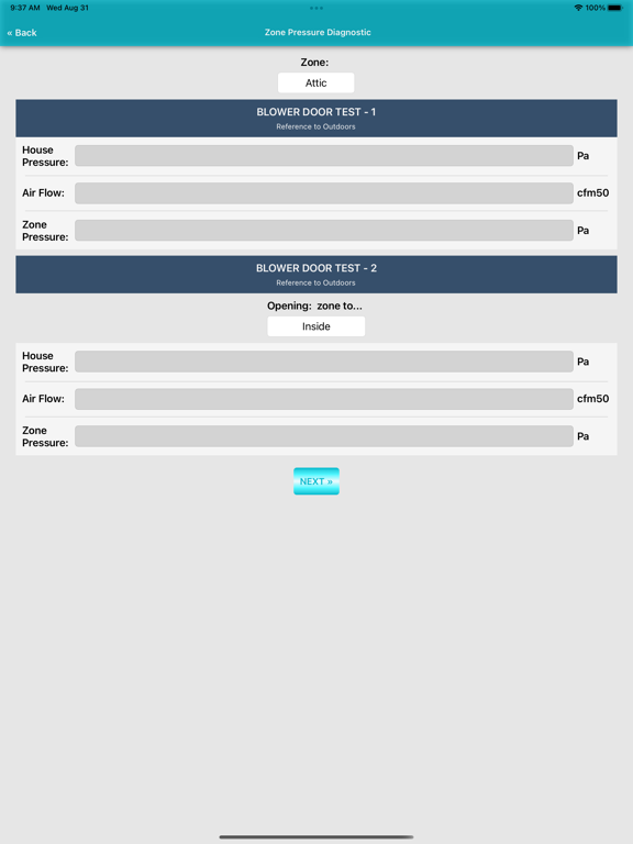 IHWAP Diagnostics iPad screenshot 5 - Productivity app