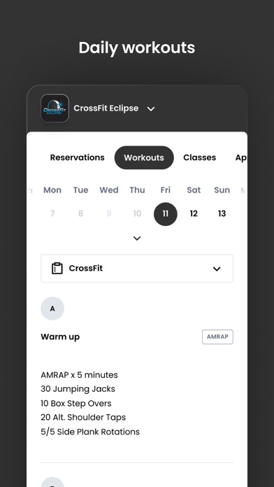 CrossFit Eclipse Screenshot