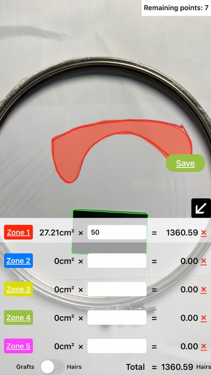 Recipient Area Calculation