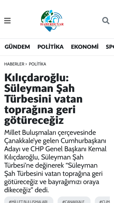 Haber Duyar Screenshot