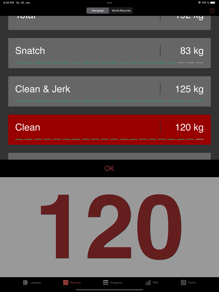 Olympic Weightlifting App