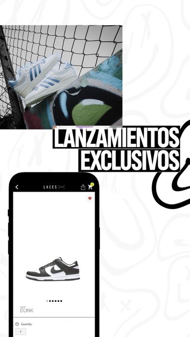 Laces Sneaker Store Screenshot