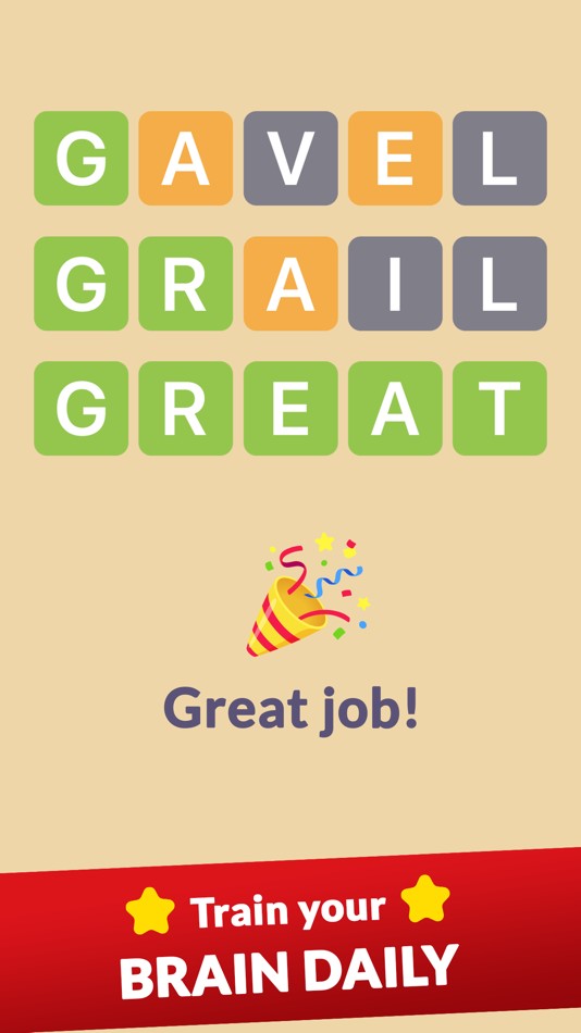 #2. Word guess: A daily word game (iOS) 由: MASTERMIND WORD GAMES