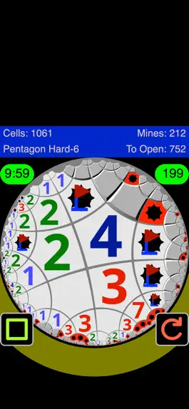 Game screenshot Warped Mines: Minesweeper Game apk