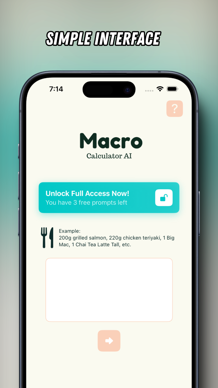 Macro Calculator AI