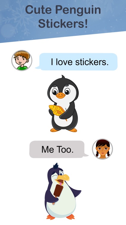 Cute Penguin Stickers.!