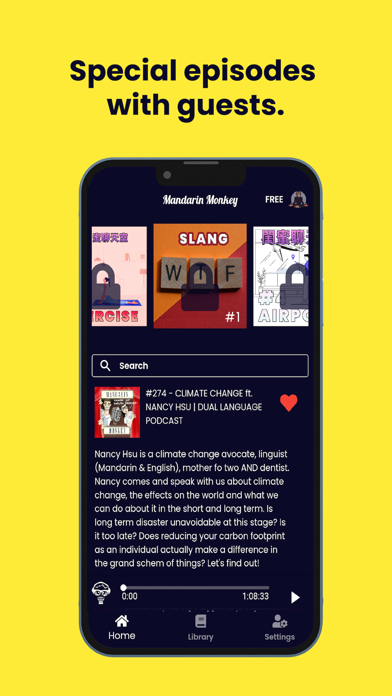Mandarin Monkey Podcast Screenshot