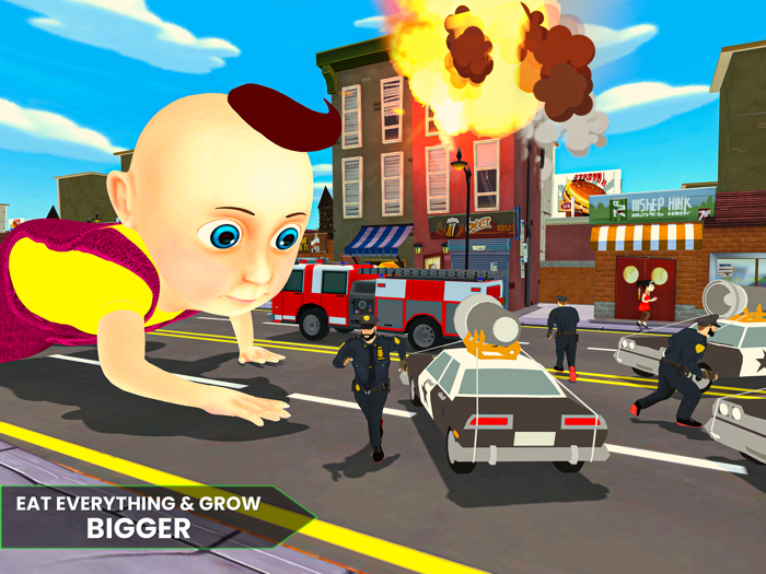 di bambino egrasso affamato