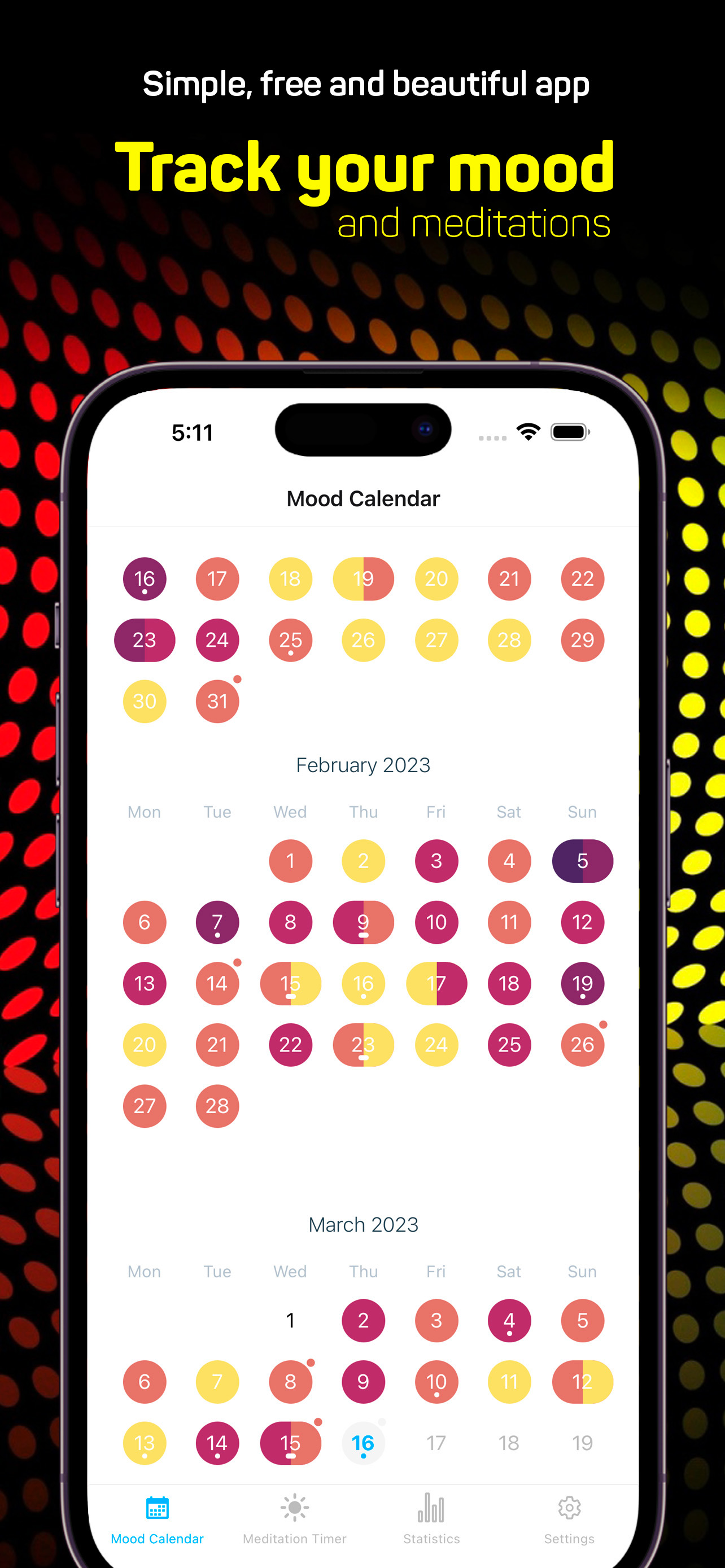 Day by day — mood tracker