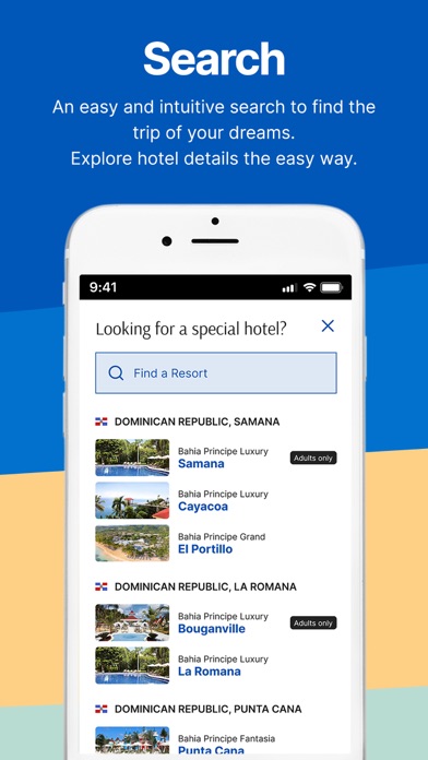 Bahia Principe Hotels Screenshot