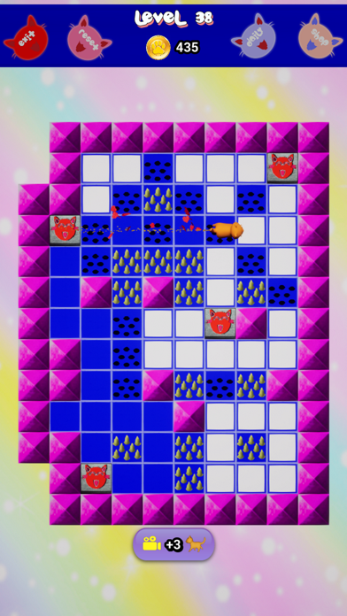 Pudgy Purries Milk Maze Screenshot