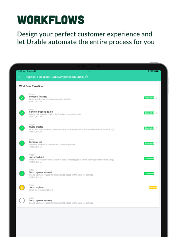 Urable iPad screenshot 6 - Business app