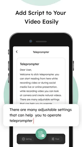 Game screenshot Teleprompter - Floating Texts mod apk