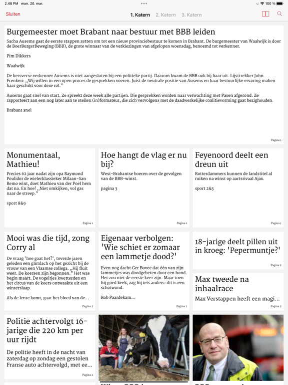 BN DeStem - Digitale krant iPad app afbeelding 6