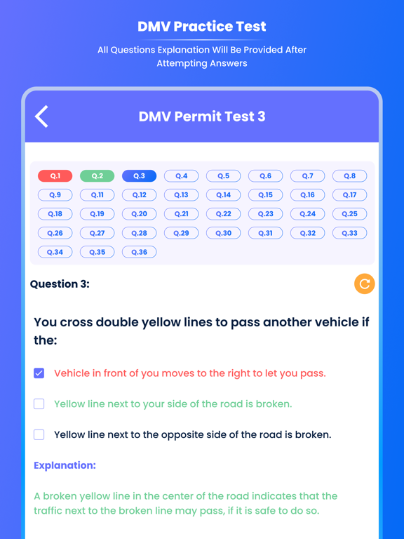 Screenshot #6 pour DMV Practice Test