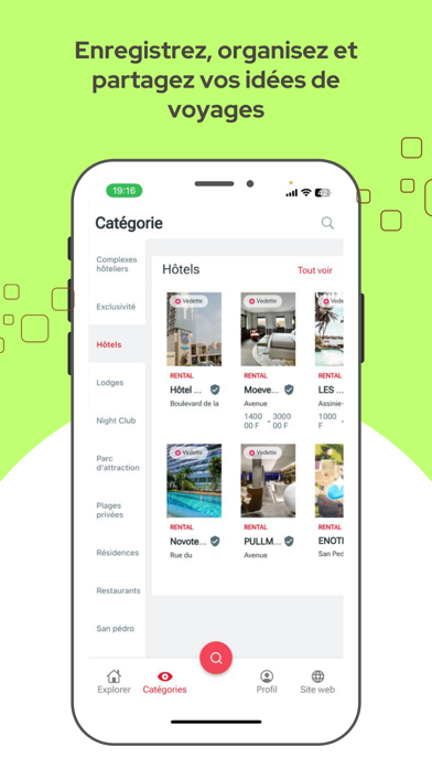 Voogo - Hôtels, Restaurants Screenshot