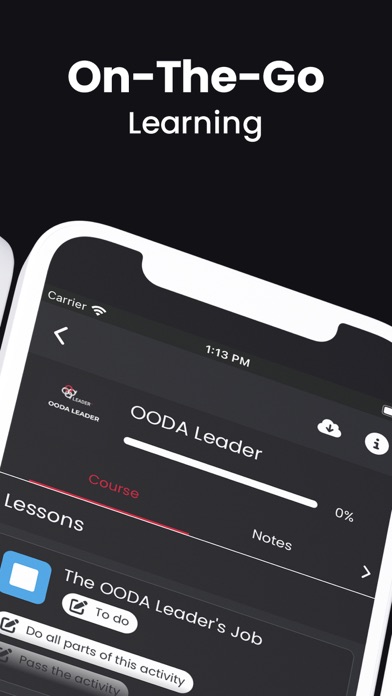 OODA Leader LMS Screenshot