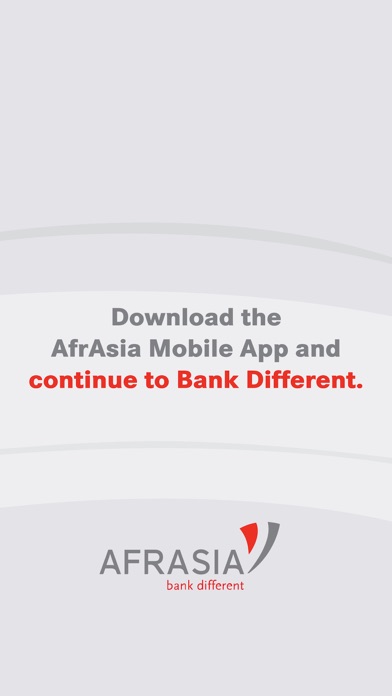 AfrAsia Mobile Banking Screenshot