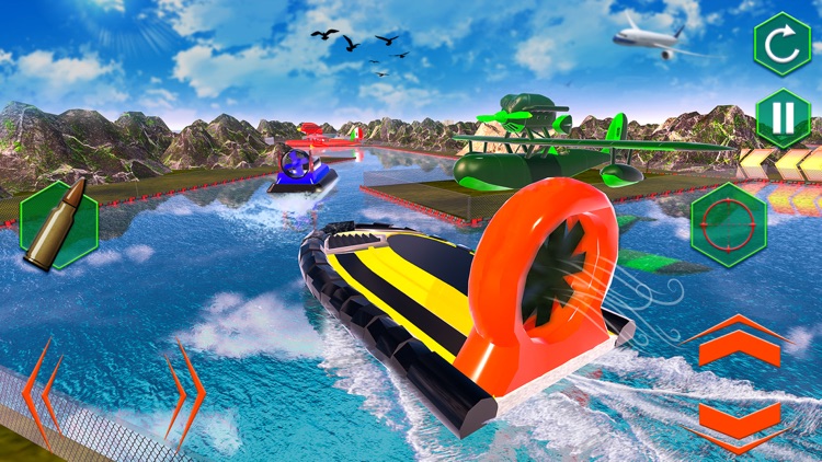 Hovercraft Boat Games screenshot-6