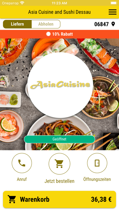 Asia Cuisine and Sushi Dessau Screenshot