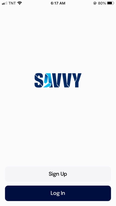 Savvy Fitness App Screenshot