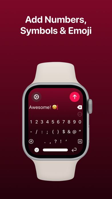 WristBoard - Watch Keyboard Screenshot