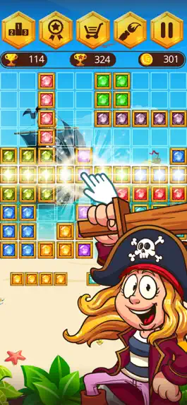 Game screenshot 10x10 Pirates apk