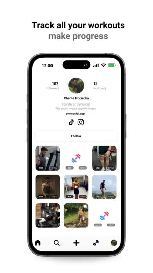 GymSocial - Social Fitness screenshot 4