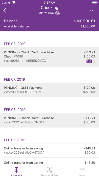 WBH Employees FCU Screenshot