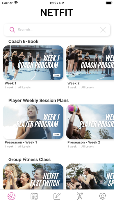 NETFIT Netball Screenshot