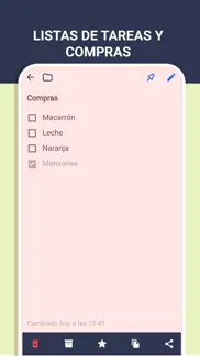 bloc de notas - apuntes iphone capturas de pantalla 3