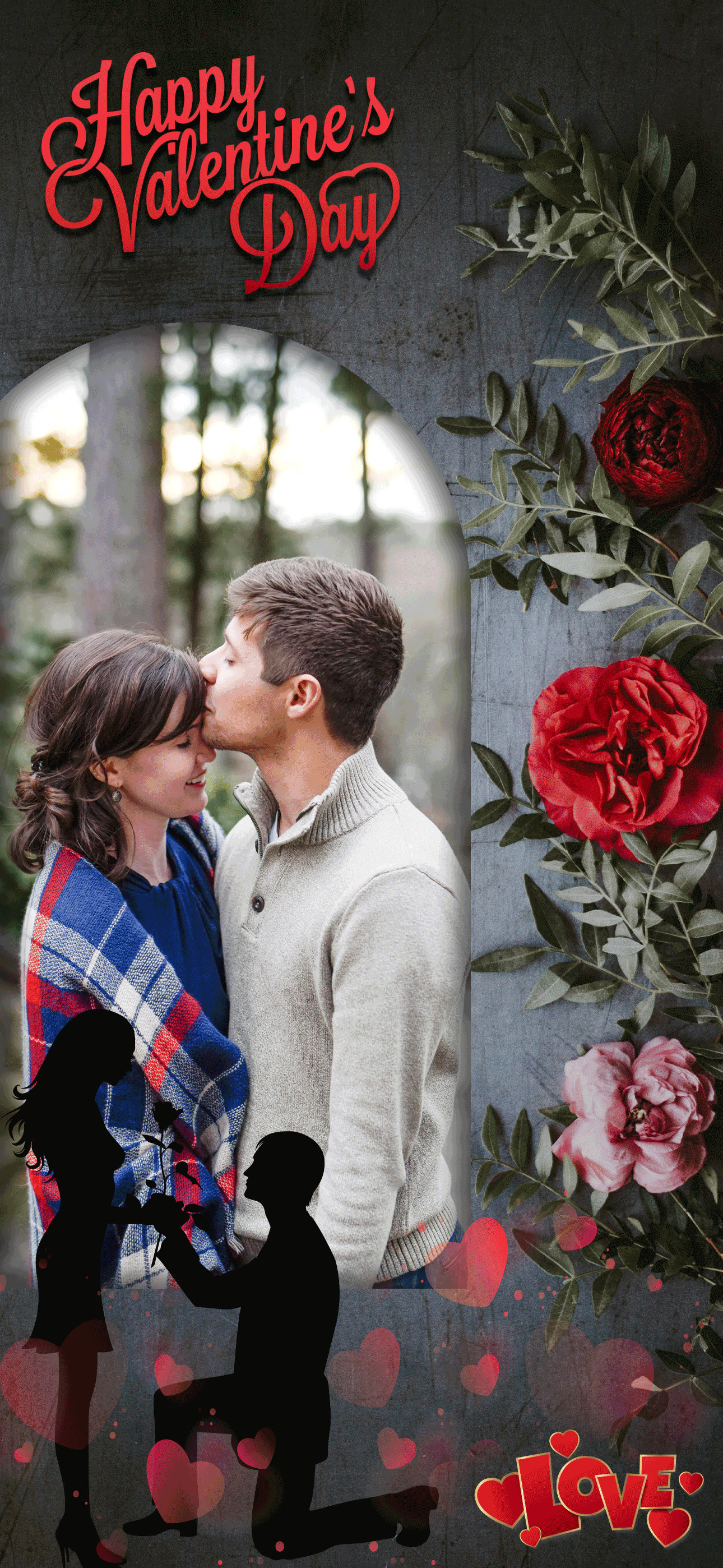 Valentine Romance Photo Frame