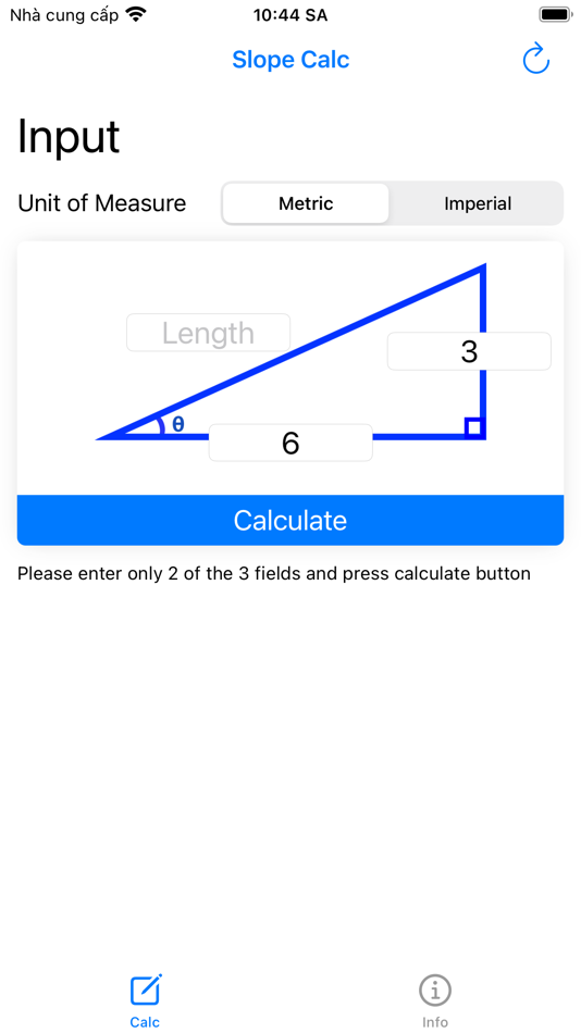 #1. Slope Calculator - Calc (iOS) By: Phan Nhat Đang