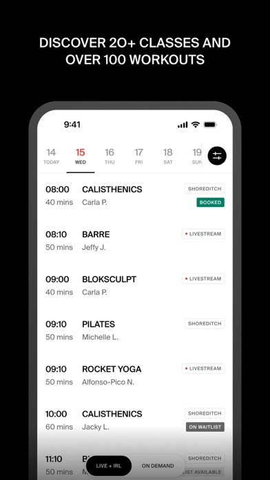 BLOK: Workouts & Fitness Screenshot