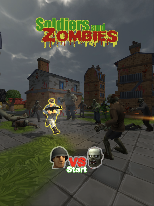 ‎Soldiers and Zombies Screenshot