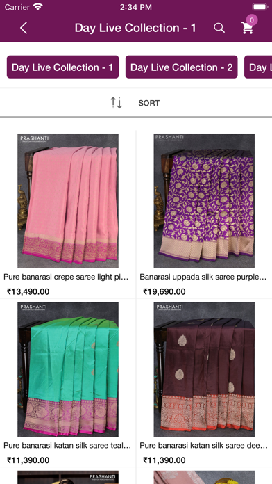 Prashanti Sarees Screenshot