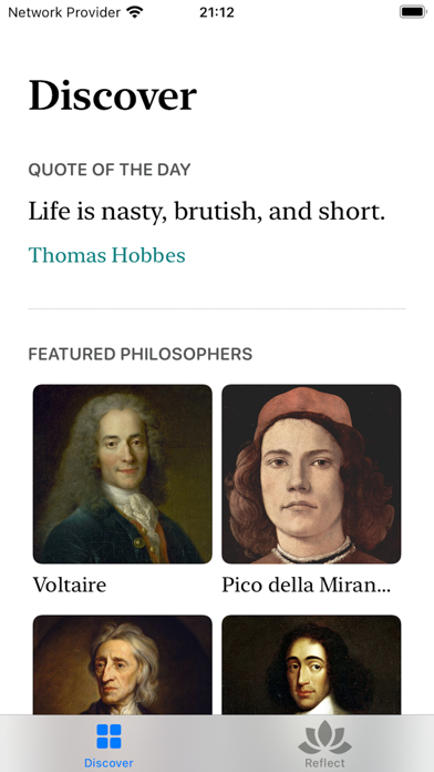 Daily Philosophy Screenshot