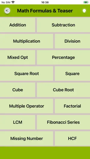 Maths Formulas & Brain Teaser screenshot 2