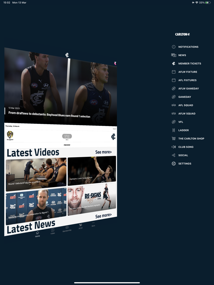 Carlton Official App
