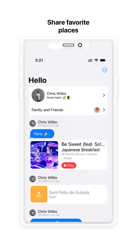 #4. The Hello App (iOS) By: SUBURB STUDIO