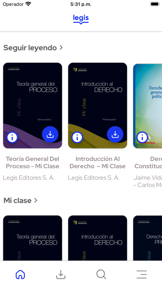 Libros digitales Legis - 3.4.0 - (iOS)