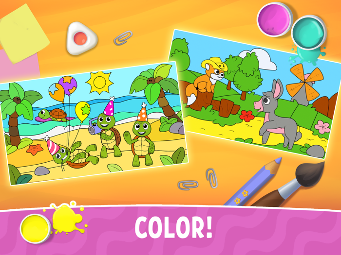 Magic colors - Learning game
