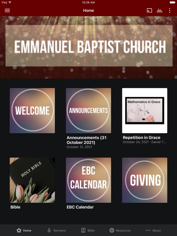 Screenshot #4 pour Emmanuel Baptist Church - MS