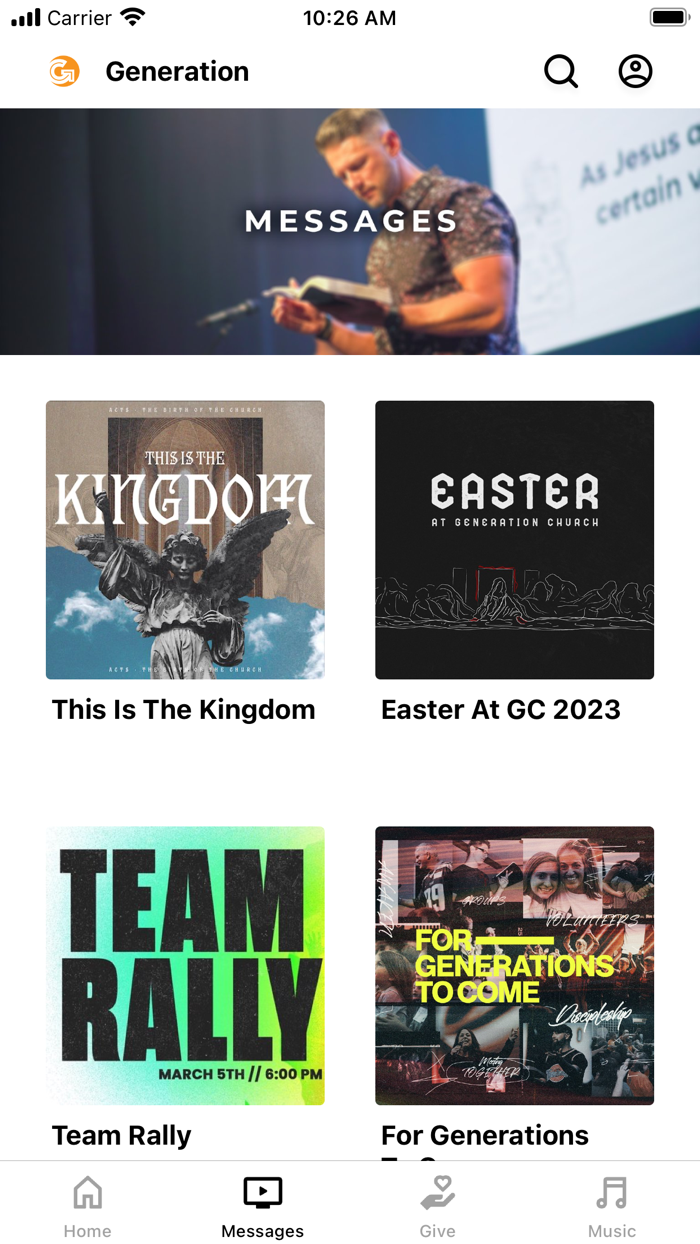 The Generation Church App